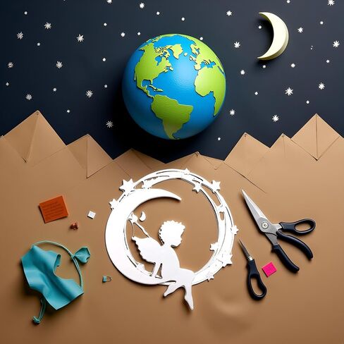 Craft Metal Cutting Die Star Wings Angel on The Moon Scrapbook Album Photo Paper Models Embossing The Cutting Card Making Accessories Scrapbooking Die-Cuts Die-Cutting and Embossing in Saudi Arabia