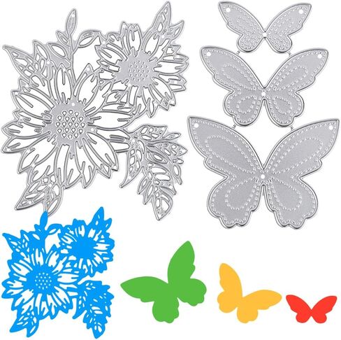 CRASPIRE 2 Styles Ocean Cutting Dies Metal Embossing Stencils Seaweed Shell Coral Tropical Sea Plants Die Carbon Steel Template for Card Making Scrapbooking Paper Craft Album Stamps DIY Decor in Saudi Arabia