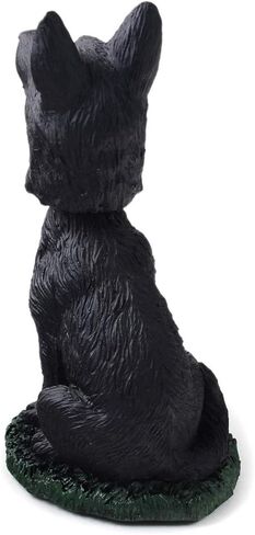 Animal Den German Shepherd Black Dog Bobblehead Figure for Car Dash Desk Fun Accessory in Saudi Arabia