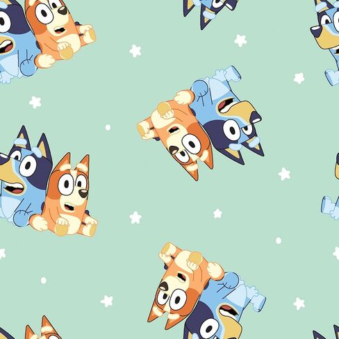 Springs Creative Cartoon Best Friends - Aqua Yardage in Saudi Arabia