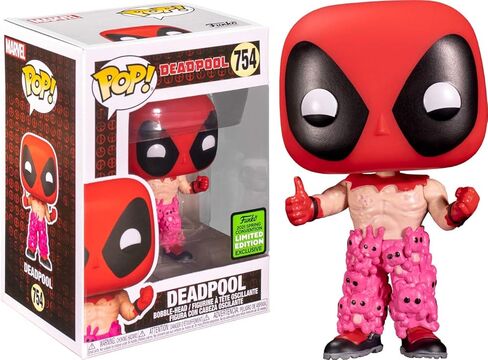 Funko POP! Deadpool - Deadpool with Teddy Bear Pants (ECCC 2021 Shared Exclusive) in Saudi Arabia