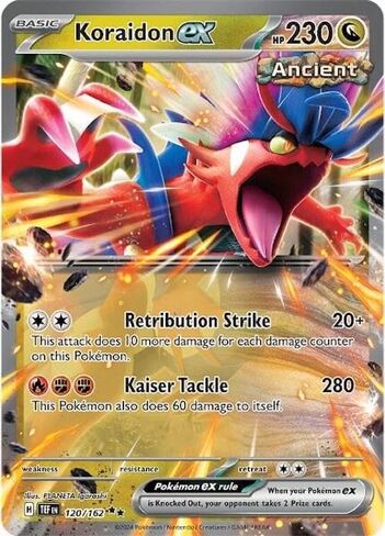 Pokemon - Koraidon ex 120/162 - Temporal Forces - Single Card in Saudi Arabia