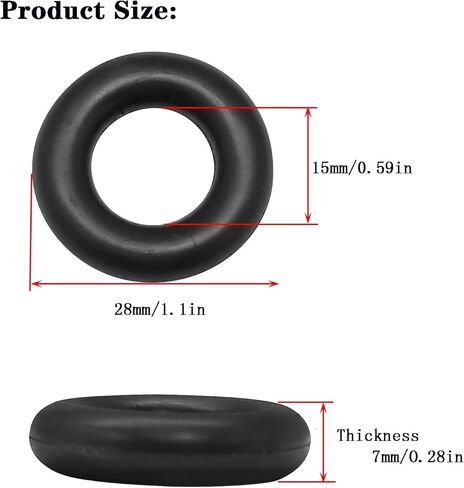 Fbshicung 1Pcs Metal Vintage Sewing Machine Spool Winding Device and 5 Black Rubber Rings for Old Style Household Sewing Machine Accessories Parts in Saudi Arabia