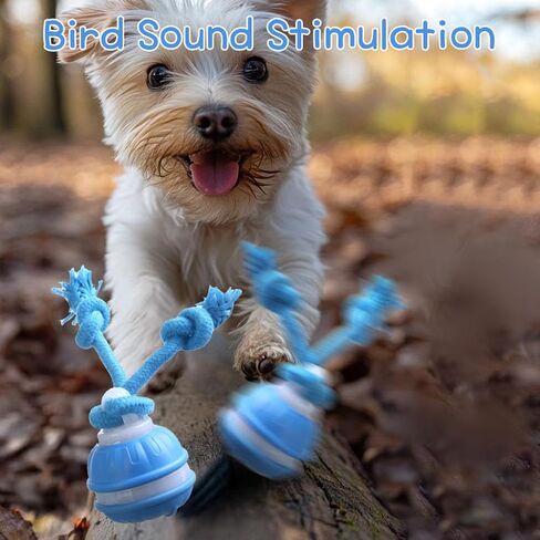 Interactive Dogs Toy with Motion Activated - 3 Play Modes Smart Moving Ball for Small Medium Doggy, USB Rechargeable Squeaky Rolling Accessory with Auto-Wake & Mute Option for Indoors Outdoors in Saudi Arabia