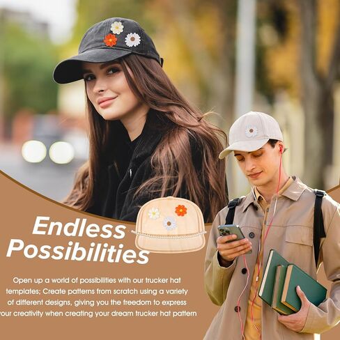 3Pcs Truck Hat Template Palette Wood Baseball Cap Templates Personalized Hat Patches Tool Truck Cap Design Accessories Supplies DIY Patches in Kuwait