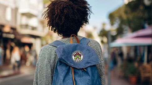 Funny Frog Mushroom Patch – “The Horrors Persist But So Do I" Embroidered Iron-On Applique, 3" Cute Gothic Dark Humor Accessory for Jackets, Backpacks, Vests in Saudi Arabia