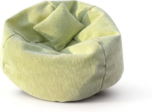 كرسي الدمية متوافق مع لابوبو، ملحقات عرض الأريكة الصغيرة لمحبي الدمى وهواة التجميع، ملحقات الملابس لبيت الدمى، ديكور سطح المكتب (أخضر فاتح) in Kuwait