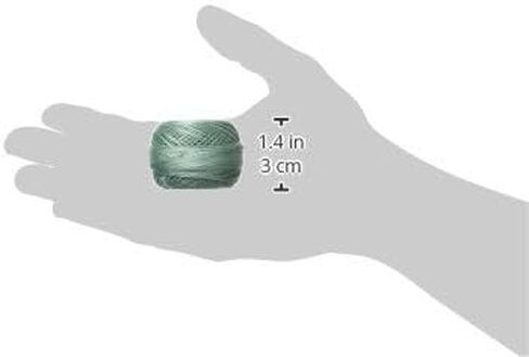DMC Pearl Cotton Ball Size 12 141yd, Medium Blue Green in Saudi Arabia