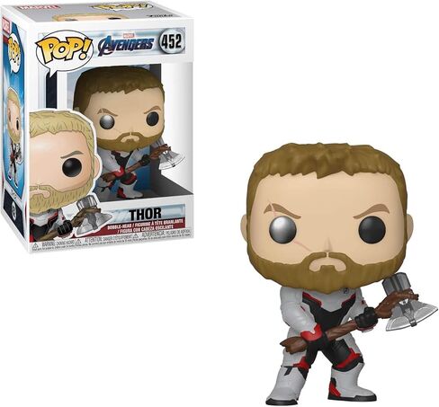 Funko POP!: Marvel Avengers Endgame: Thor - شخصية فينيل قابلة للجمع - فكرة هدية - بضائع رسمية - للأطفال والكبار - محبي الأفلام - شخصية نموذجية لهواة الجمع والعرض in Kuwait