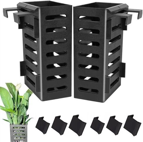 1 Set Aquarium Decor Tank,Plants Storage Rack with Hooks Landscaping Basin Holder Fish & Aquatic Pets Accessories(Style 2) in Saudi Arabia