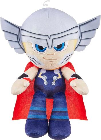 Marvel Plush Character Figure, 8-inch Thor Super Hero Soft Doll, Collectible Toy Gift for Kids & Fans Ages 3 Years Old & Up in Saudi Arabia