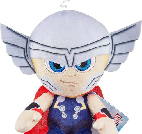Marvel Plush Character Figure, 8-inch Thor Super Hero Soft Doll, Collectible Toy Gift for Kids & Fans Ages 3 Years Old & Up in Saudi Arabia