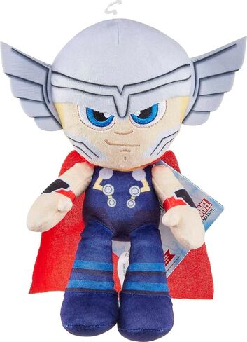 Marvel Plush Character Figure, 8-inch Thor Super Hero Soft Doll, Collectible Toy Gift for Kids & Fans Ages 3 Years Old & Up in Saudi Arabia