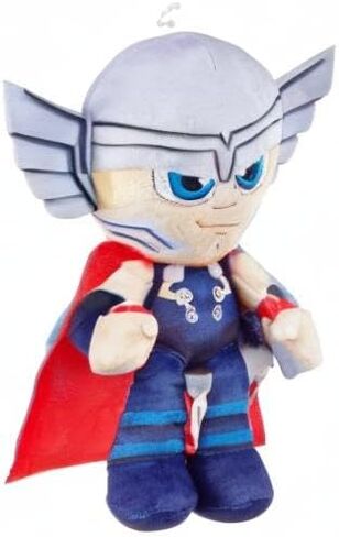 Marvel Plush Character Figure, 8-inch Thor Super Hero Soft Doll, Collectible Toy Gift for Kids & Fans Ages 3 Years Old & Up in Saudi Arabia