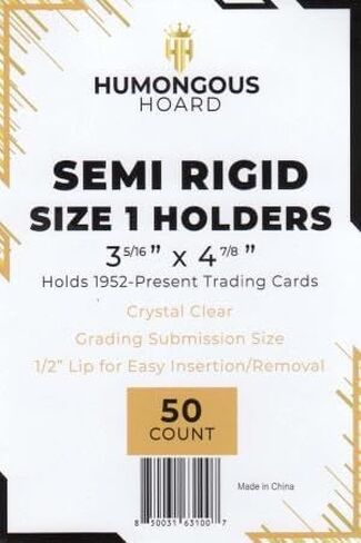 حامل بطاقات شبه صلبة من Humongous Hoard مقاس 1 (2 5/8 × 3 3/4) عبوة من 50 وحدة فردية in Kuwait