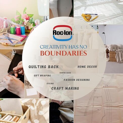 ROC-lon 90" 100% Cotton Bleached Permanent Press, Cut by Yard, White in Saudi Arabia
