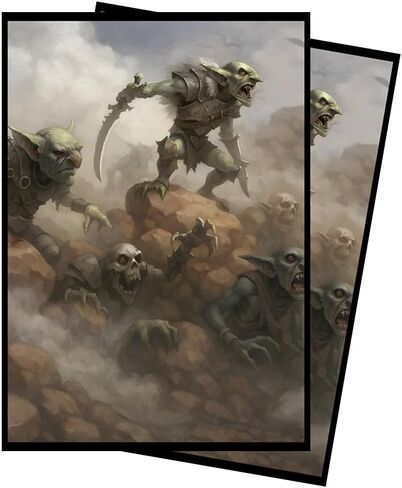 أكمام بطاقات Goblin Undead Uprising MTG (ناعمة) - عدد 104 أكمام TCG ذات حجم قياسي - متوافقة مع Magic The Gathering، Lorcana - كم مزدوج - تصميم فني أصلي in Saudi Arabia