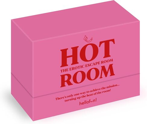 Hellofun! Hot Room | Escape Room Game for Couples | Playful Challenges Card Game for Adults | Romantic Gift for Partners | Memorable Travel Card Game in Saudi Arabia