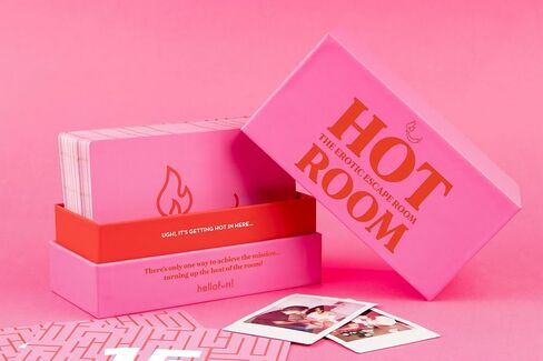 Hellofun! Hot Room | Escape Room Game for Couples | Playful Challenges Card Game for Adults | Romantic Gift for Partners | Memorable Travel Card Game in Saudi Arabia