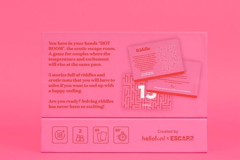 Hellofun! Hot Room | Escape Room Game for Couples | Playful Challenges Card Game for Adults | Romantic Gift for Partners | Memorable Travel Card Game in Saudi Arabia