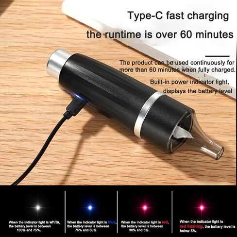 مطحنة أعشاب كهربائية قابلة لإعادة الشحن عبر USB، مطحنة توابل أوتوماتيكية، طحن متكاملة (وردي) in Kuwait
