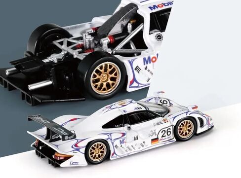 1/64 911 GT3 R 2024 سبيكة محرك السيارة لعبة يموت الصب نموذج معدني جمع الهدايا in Saudi Arabia