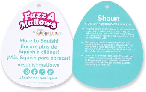 Squishmallows FuzzAMallows Plush Toy Shaun the Schnauzer Dog 30 cm - Rare Exclusive Original 2024 in Saudi Arabia