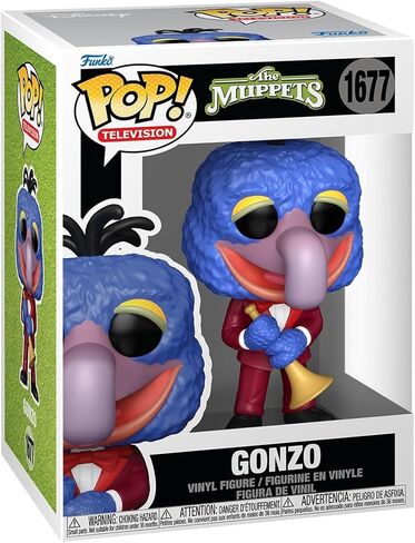 فانكو بوب! التلفاز: The Muppets - Gonzo - مجسم من الفينيل قابل للتجميع - فكرة هدية - بضائع رسمية - ألعاب للأطفال والكبار - مجسم نموذجي لهواة الجمع والعرض in Saudi Arabia