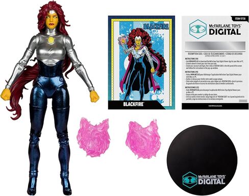 McFarlane Toys- DC Direct Blackfire (The New Teen Titans) 7in Action Figure Digital Collectible in Saudi Arabia