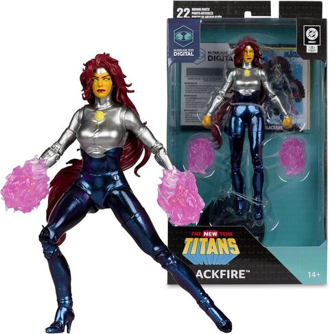 McFarlane Toys- DC Direct Blackfire (The New Teen Titans) 7in Action Figure Digital Collectible in Saudi Arabia