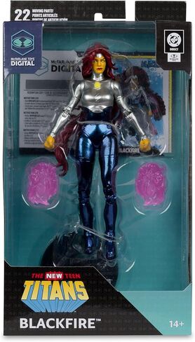 McFarlane Toys- DC Direct Blackfire (The New Teen Titans) 7in Action Figure Digital Collectible in Saudi Arabia