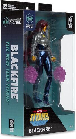 McFarlane Toys- DC Direct Blackfire (The New Teen Titans) 7in Action Figure Digital Collectible in Saudi Arabia