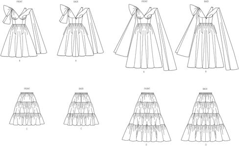 Vogue V2048U5 Misses' Special Occasion Evening Dress Sewing Pattern Packet, Design Code V2048, Sizes 16-18-20-22-24 in Saudi Arabia