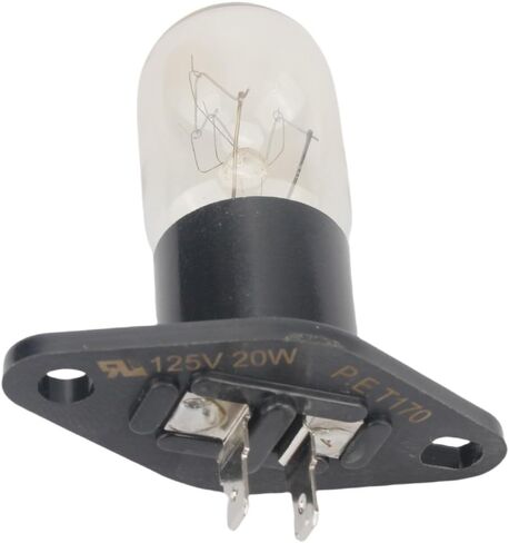 JES2051 Microwave Lamp Light Bulb 125V, 20W Replacement fit for GE Whirlpool W10830462, JES2051SNSS, JES1358WL 01, JES2051DN2WW in Saudi Arabia