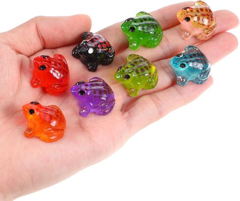 Mini Frog Molds Tiny 3D Animal Theme Epoxy Casting Molds Cute Frog Shape Silicone Resin Mold for DIY Crafts Dollhouse Fairy Garden Micro Landscape Party Ornament Accessories Favors in Saudi Arabia