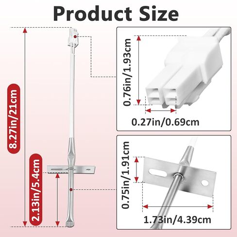 مستشعر درجة حرارة الفرن WB21T10007 متوافق مع GE، استبدل WB21X22134 AP5953771 PS10059162 in Kuwait