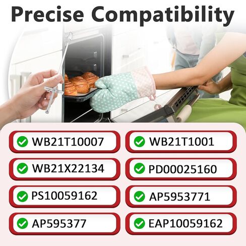 مستشعر درجة حرارة الفرن WB21T10007 متوافق مع GE، استبدل WB21X22134 AP5953771 PS10059162 in Kuwait