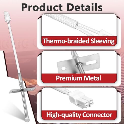 مستشعر درجة حرارة الفرن WB21T10007 متوافق مع GE، استبدل WB21X22134 AP5953771 PS10059162 in Kuwait
