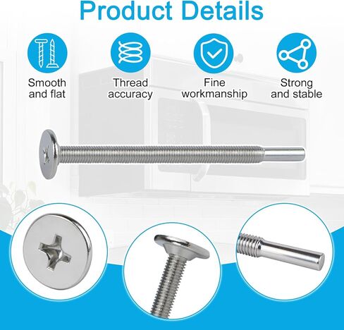 4 Pcs DE60-20066A Microwave Mounting Flat Bolts Compatible with Samsung, Kenmore, Maytag AP4219712 2079902 PS4226718 in Saudi Arabia