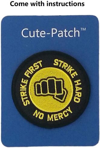 Cute-Patch No Mercy Karate Kid Embroidered Iron on Patch in Saudi Arabia