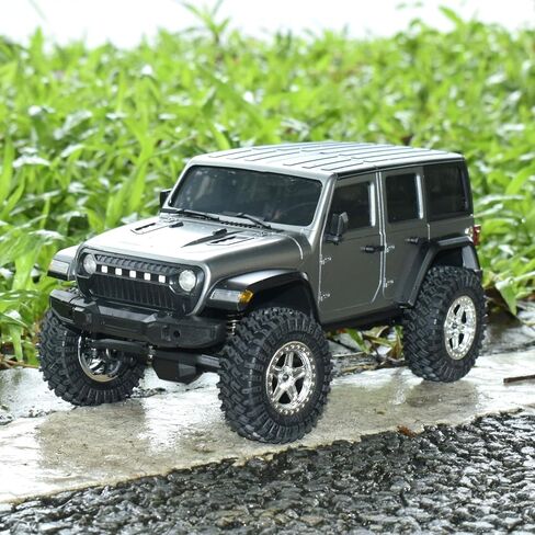 هيكل هيكل RC مقاس 6.1 بوصة - طقم هيكل ABS صلب مع مصدات خلفية أمامية لهيكل الزاحف RC TRX4M Bronco Defender (رمادي) in Kuwait