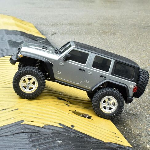 هيكل هيكل RC مقاس 6.1 بوصة - طقم هيكل ABS صلب مع مصدات خلفية أمامية لهيكل الزاحف RC TRX4M Bronco Defender (رمادي) in Kuwait