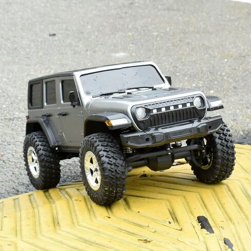 هيكل هيكل RC مقاس 6.1 بوصة - طقم هيكل ABS صلب مع مصدات خلفية أمامية لهيكل الزاحف RC TRX4M Bronco Defender (رمادي) in Kuwait