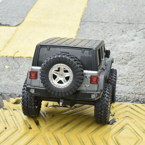 هيكل هيكل RC مقاس 6.1 بوصة - طقم هيكل ABS صلب مع مصدات خلفية أمامية لهيكل الزاحف RC TRX4M Bronco Defender (رمادي) in Kuwait