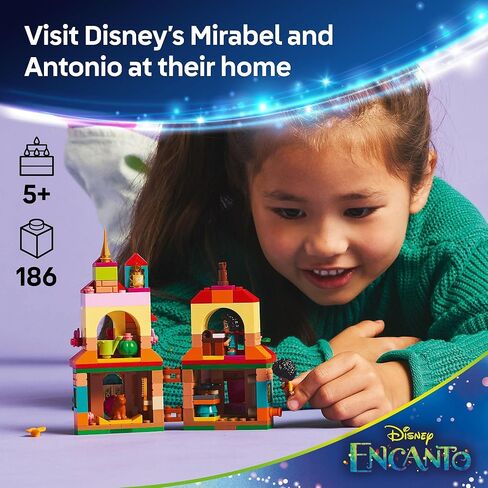 LEGO Disney Encanto Mini House Building Toy Set - Encanto Dollhouse for Girls and Boys, Ages 5+ - Kids Toy for Disney Fans - Gift Idea for Birthdays & Holidays - 43261 in Saudi Arabia