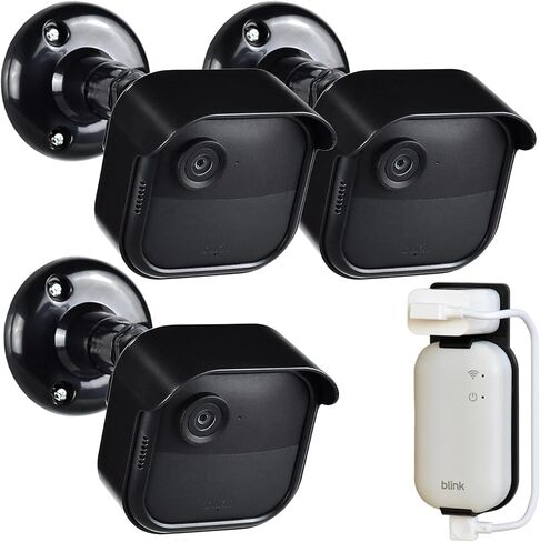 GoHonor All New Blink Outdoor 4/2K+ Camera Mounting Brackets,5 Pack Weatherproof Protective Housing and 360 Degree Adjustable with Sync Module Core/XR Wall Mount (Blink Camera is Not Included) in Saudi Arabia