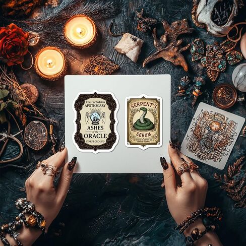GLOBLELAND Vintage Poison Labels Cling Rubber Stamps 8.7x7 inch Magic Card Frames EVA Cling Mount Stamp Retro Snake Skull Rubber Stamps Set for Card Making Photo Album Decoration DIY Scrapbooking in Saudi Arabia