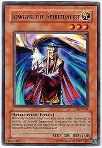 Yu-Gi-Oh! - Jowgen The Spiritualist (LON-061) - Labyrinth of Nightmare - Unlimited Edition - Rare in Saudi Arabia