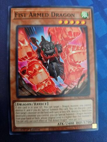 Fist Armed Dragon - BPRO-EN028 - Common - 1st Edition in Saudi Arabia