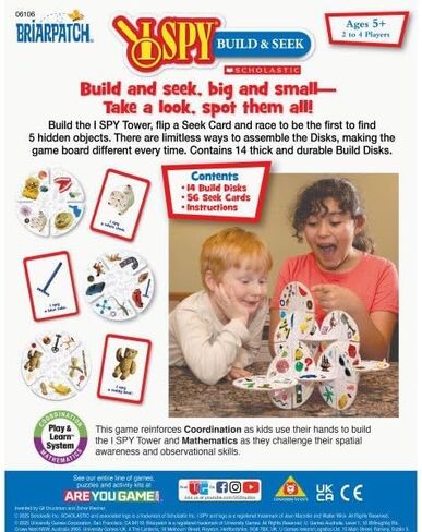 Briarpatch, I SPY Build & Seek Game, Based on Book Series I SPY, Early Learning Game, Seek-and-Find Activity, Kid's Gift in Saudi Arabia